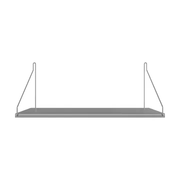 Single Shelf 벽 선반 - 스테인리스 스틸, 60x27 cm - FRAMA