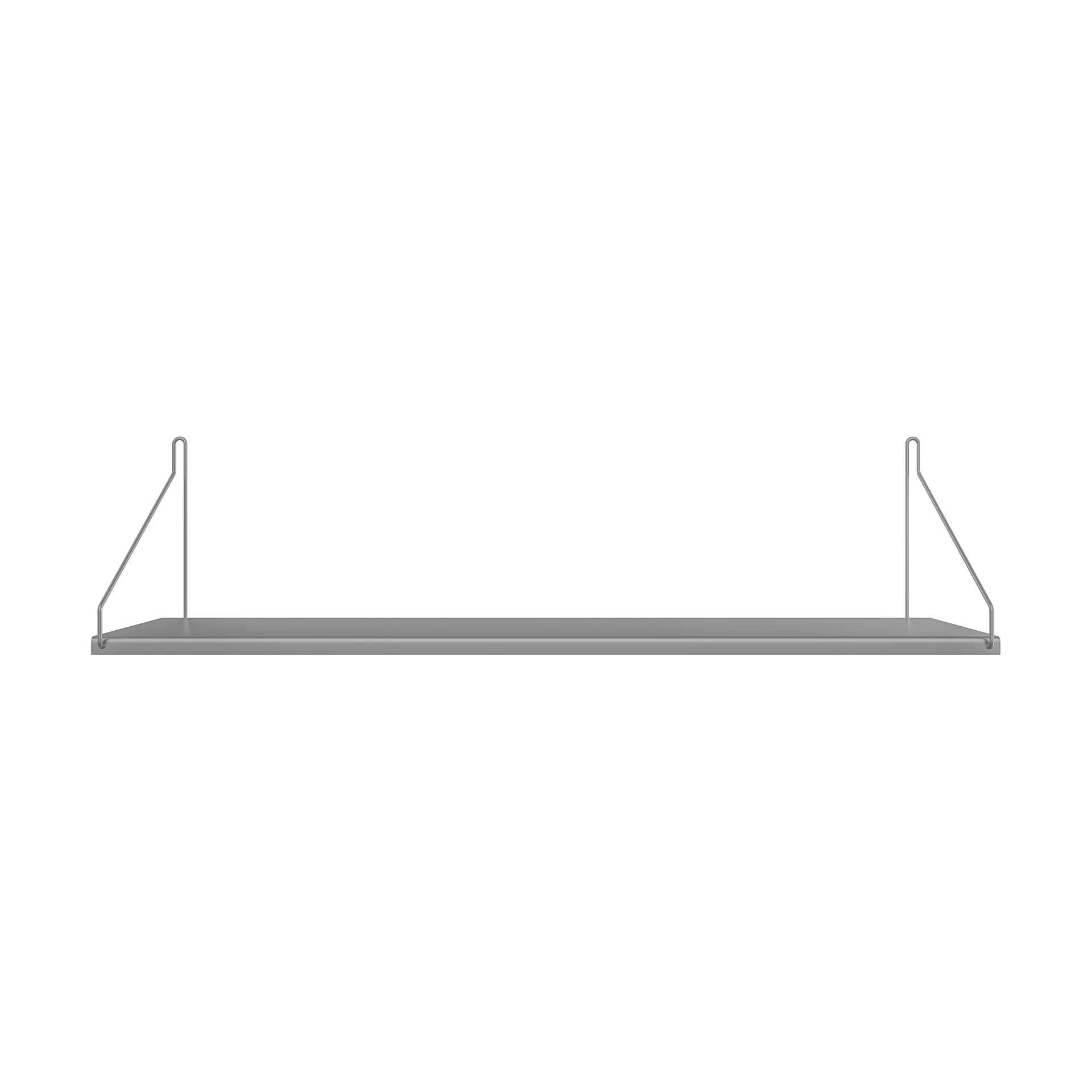 Single Shelf 벽 선반, 스테인리스 스틸, 80x20 cm FRAMA