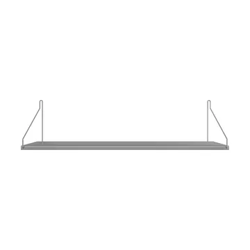 Single Shelf 벽 선반 - 스테인리스 스틸, 80x20 cm - FRAMA