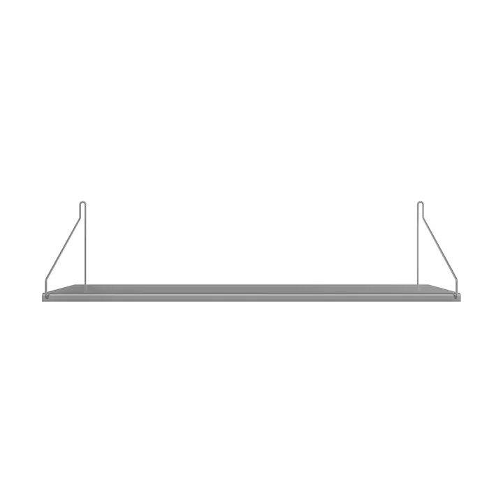 Single Shelf 벽 선반 - 스테인리스 스틸, 80x20 cm - FRAMA