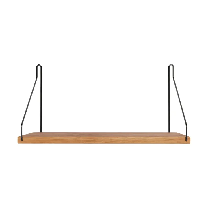 Single Shelf vägghylla - 오크-블랙, 40x20 cm - FRAMA