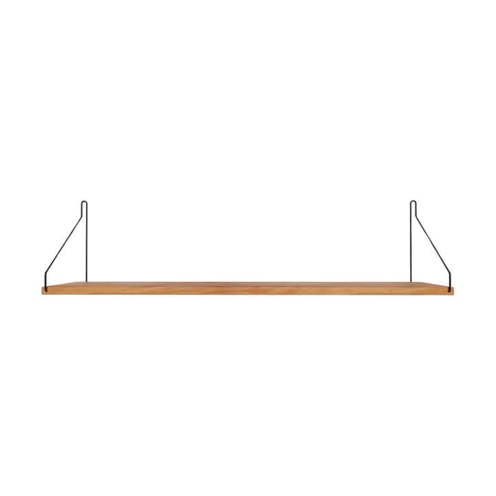 Single Shelf vägghylla - 오크-블랙, 80x20 cm - FRAMA