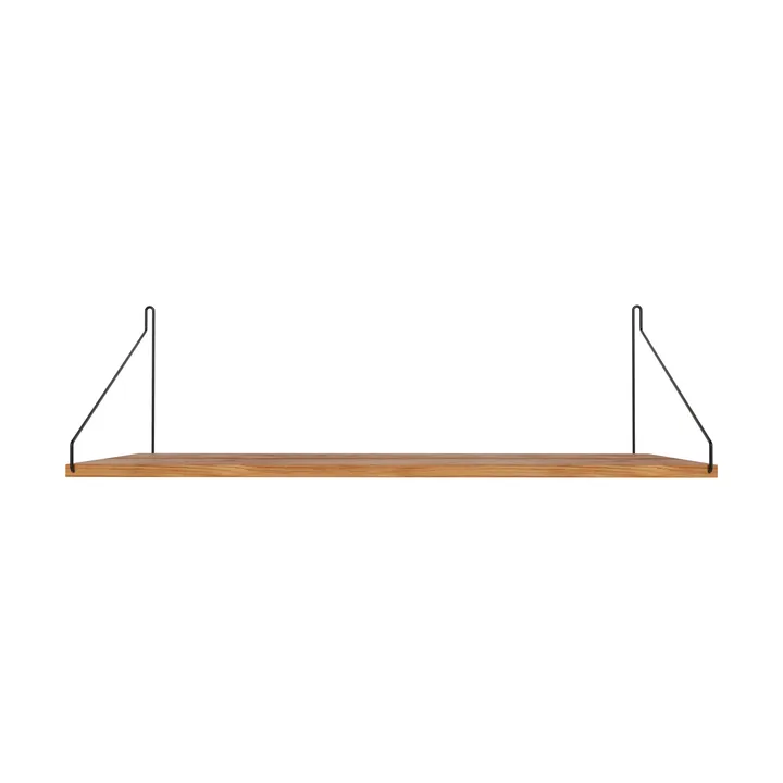 Single Shelf vägghylla - 오크-블랙, 80x27 cm - FRAMA