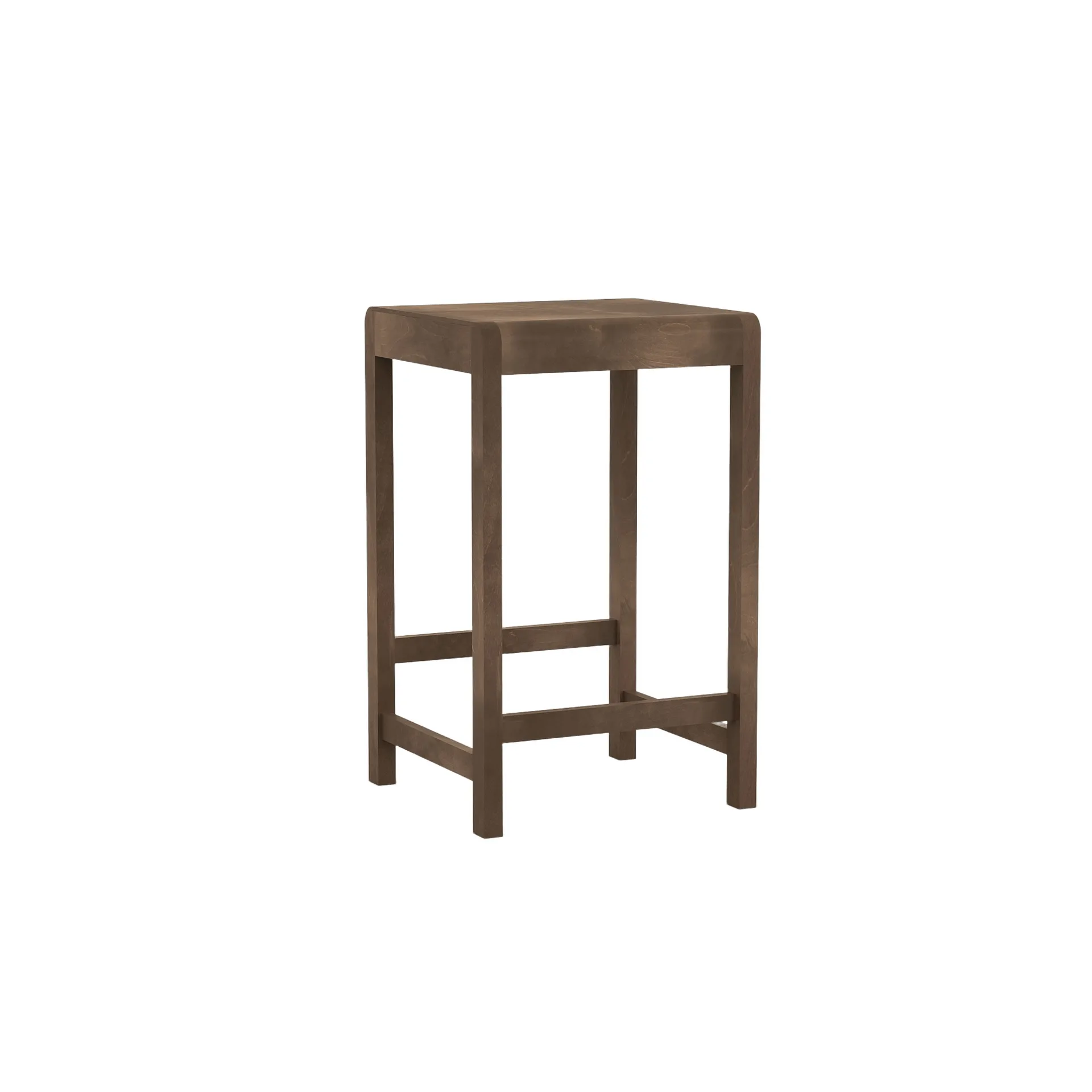Stool 01 바 스툴, 다크 브라운 자작나무, 65 cm FRAMA