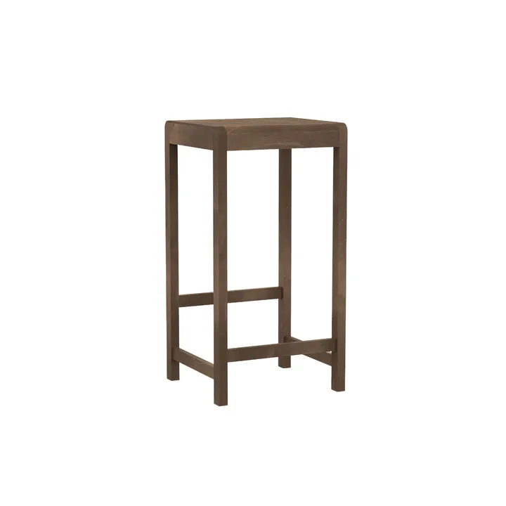 Stool 01 바 스툴 - 짙은 갈색 자작나무, 76 cm - FRAMA