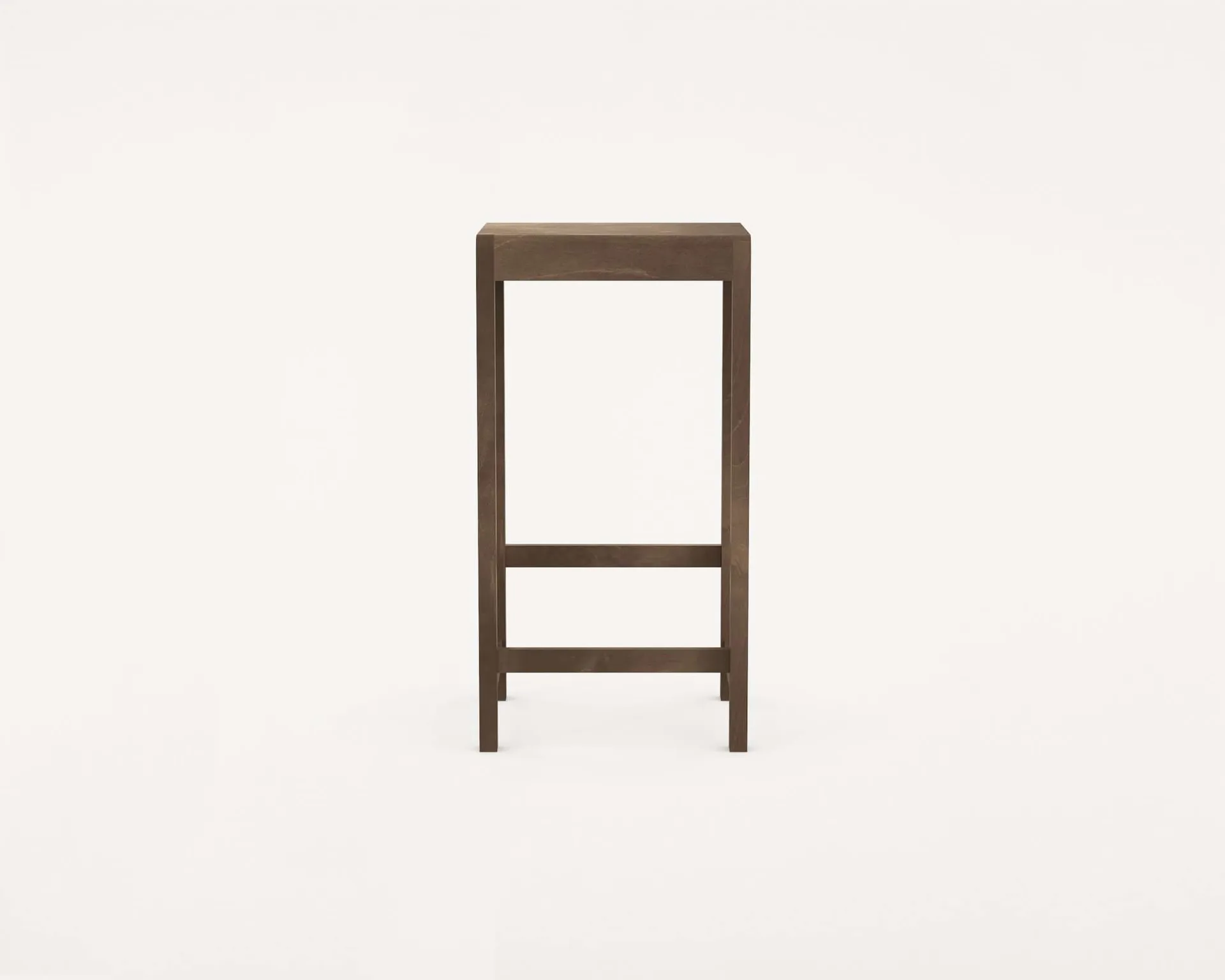 Stool 01 바 스툴, 짙은 갈색 자작나무, 76 cm FRAMA