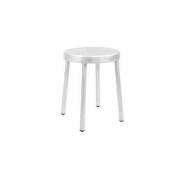 Tasca 원형 스툴 - Aluminium, H: 46 cm - FRAMA