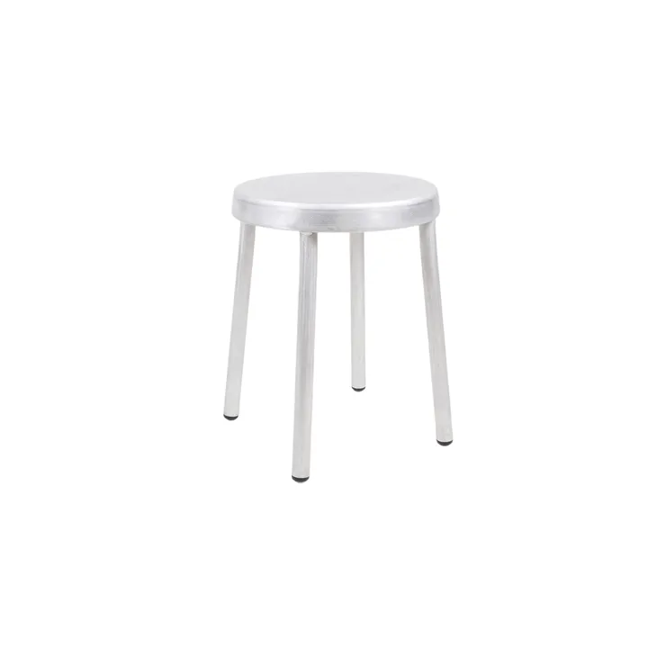 Tasca 원형 스툴 - Aluminium, H: 46 cm - FRAMA
