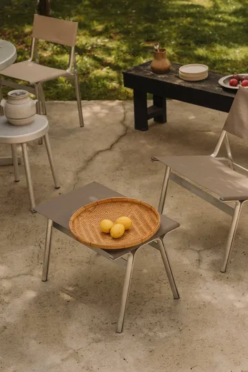 Union 라운지 체어 - Aluminium-Sandstone Linen - FRAMA