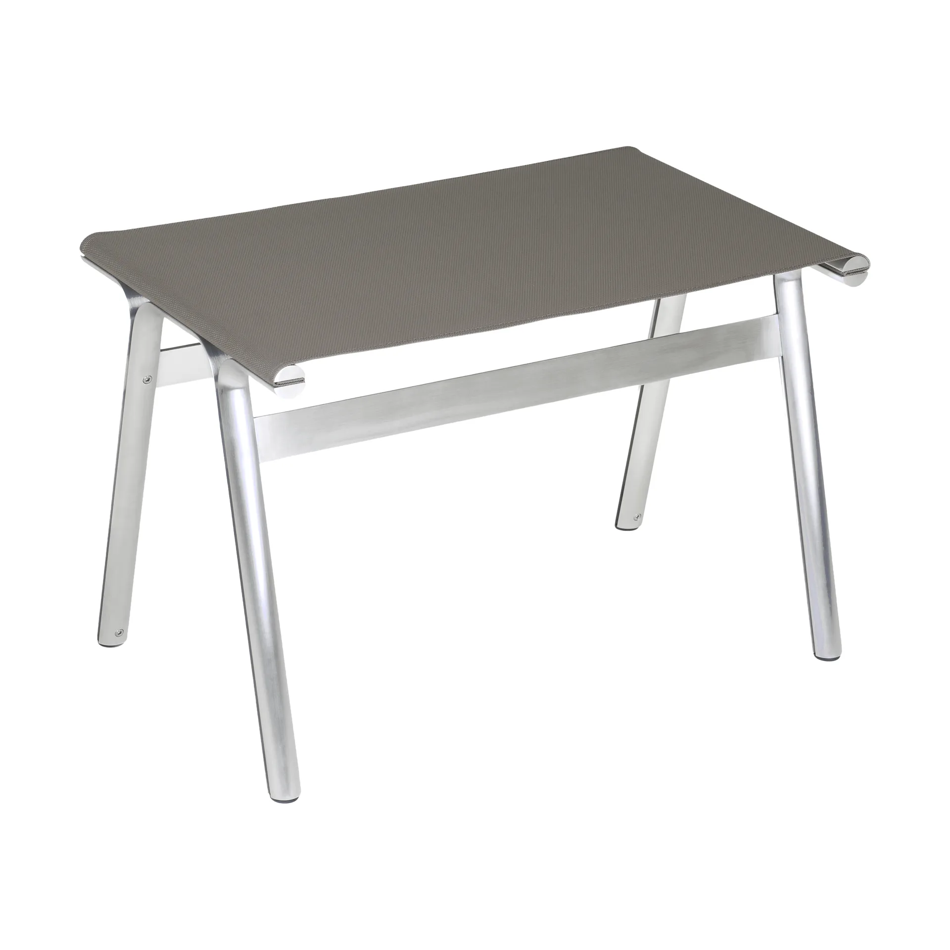 Union 스툴, Aluminium-Taupe Mesh, H: 40,6 cm FRAMA