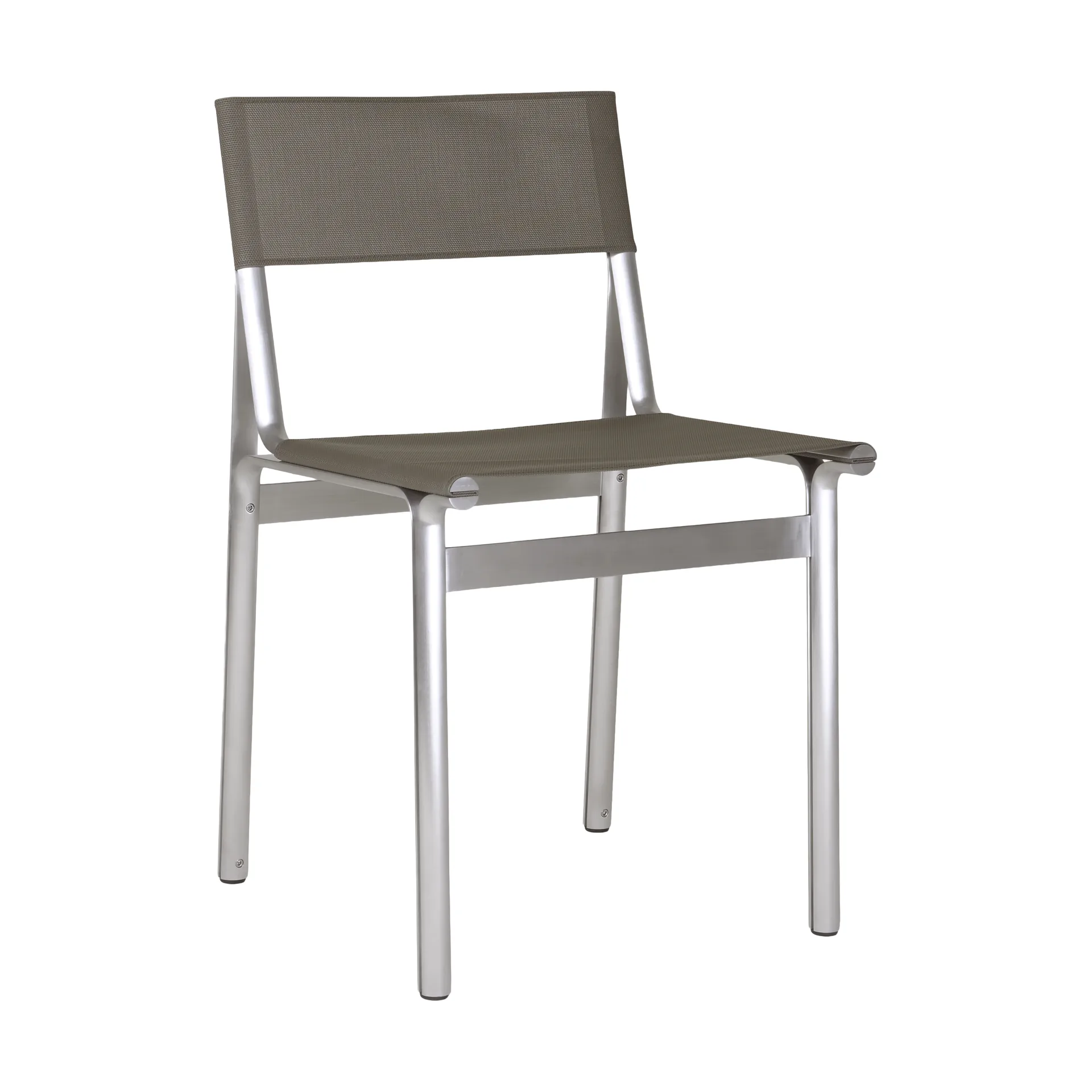 Union 체어, Aluminium-Taupe Mesh FRAMA