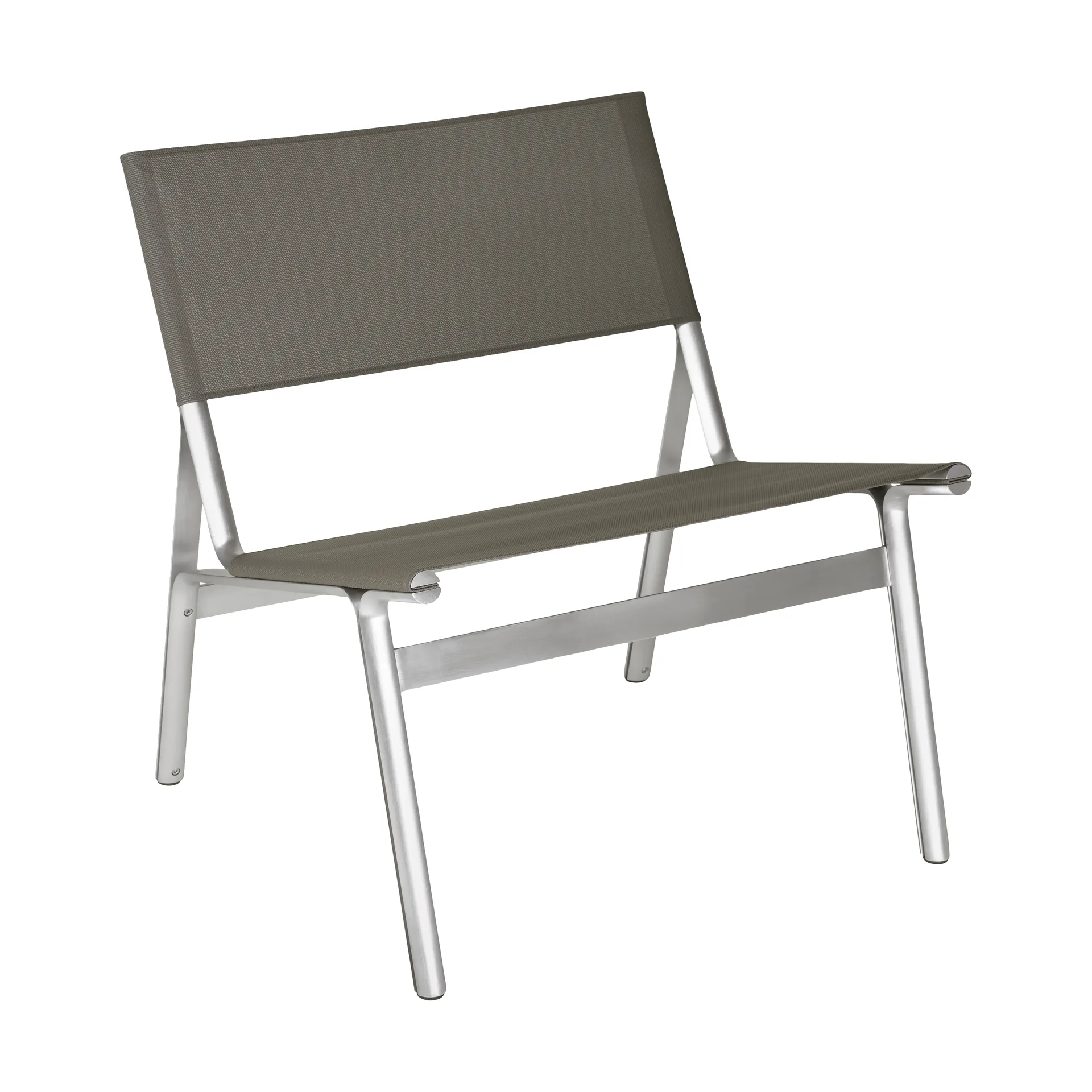 Union 라운지 체어, Aluminium-Taupe Mesh FRAMA