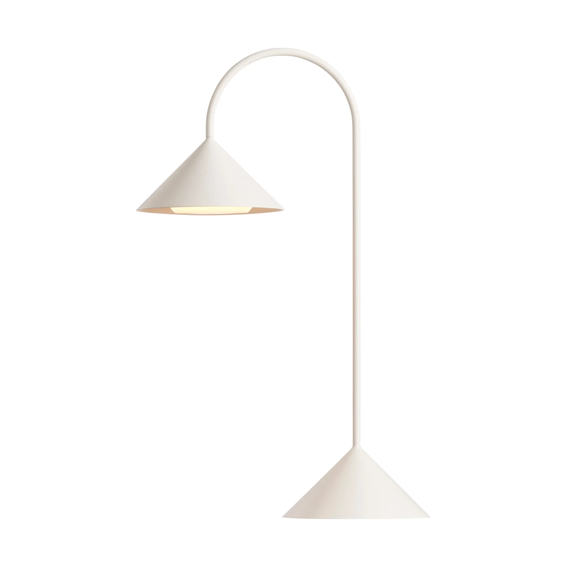 그라스프 무선 테이블 조명, Matt White, 47 cm Frandsen
