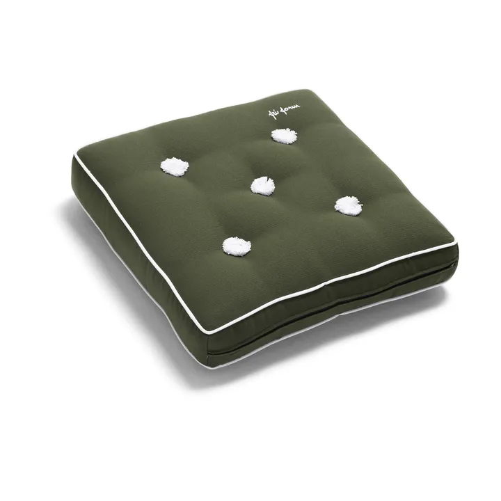 42 쿠션 - Khaki green, 42x,42 cm - Fri Form