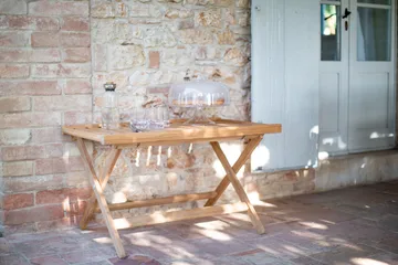 60 트레이 테이블 - Teak, 59x94 cm - Fri Form