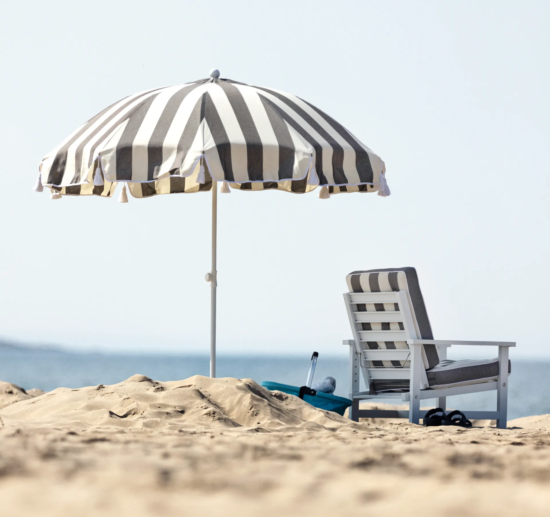 90 파라솔, Crown striped, Ø220 cm Fri Form