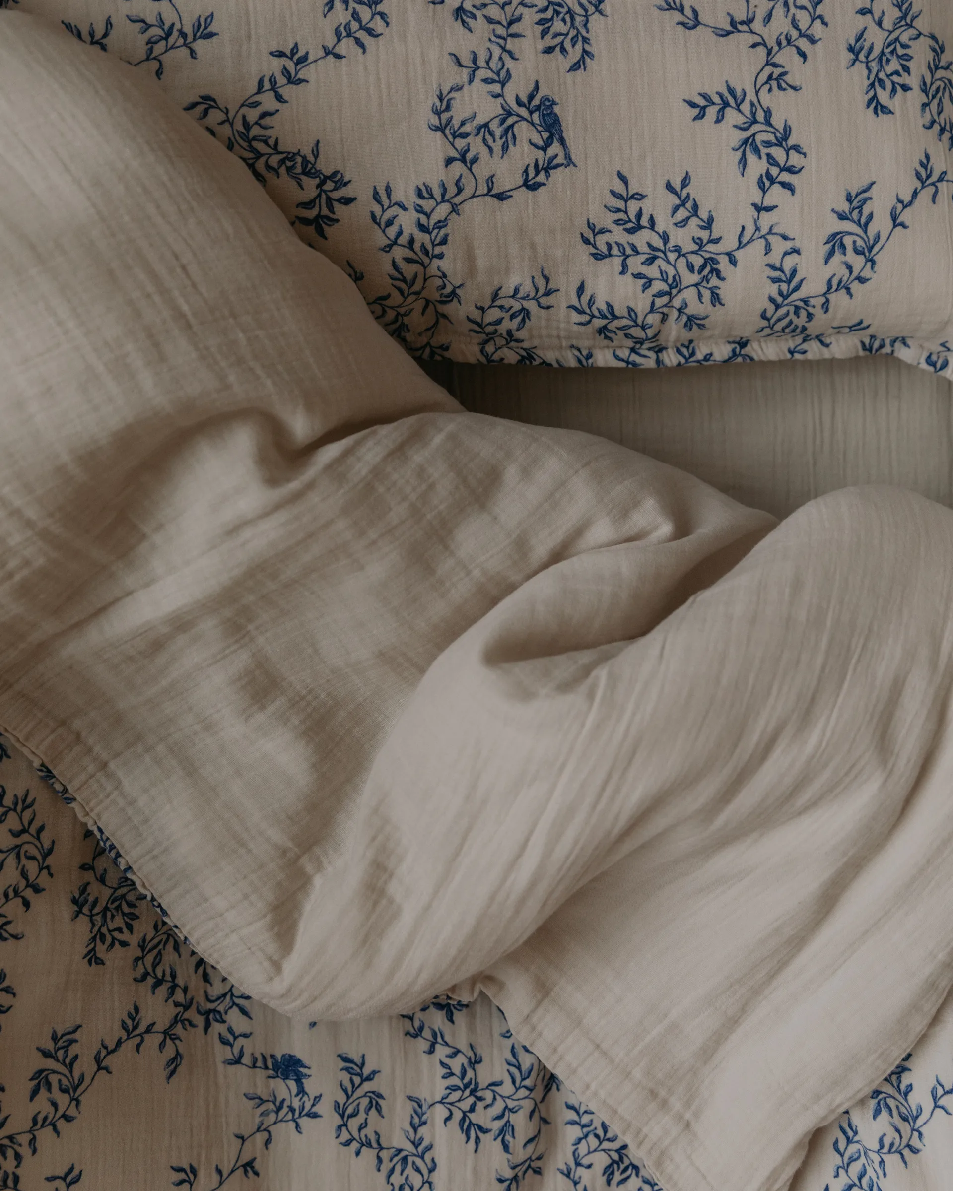 자르딤 무슬린 주니어 침구 세트, 100x130 cm/35x55 cm Garbo&Friends | 가르보앤프랜즈