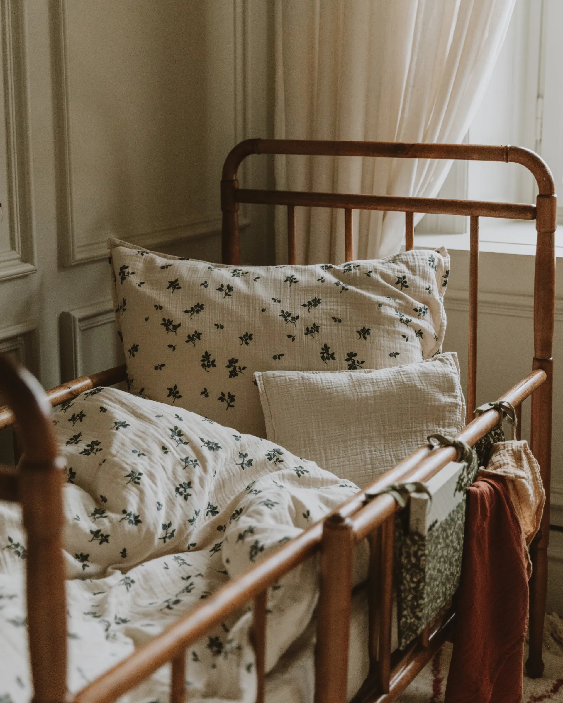 블루베리 무슬린 침구 세트 어린이용, 100x140 cm/40x60 cm Garbo&Friends | 가르보앤프랜즈