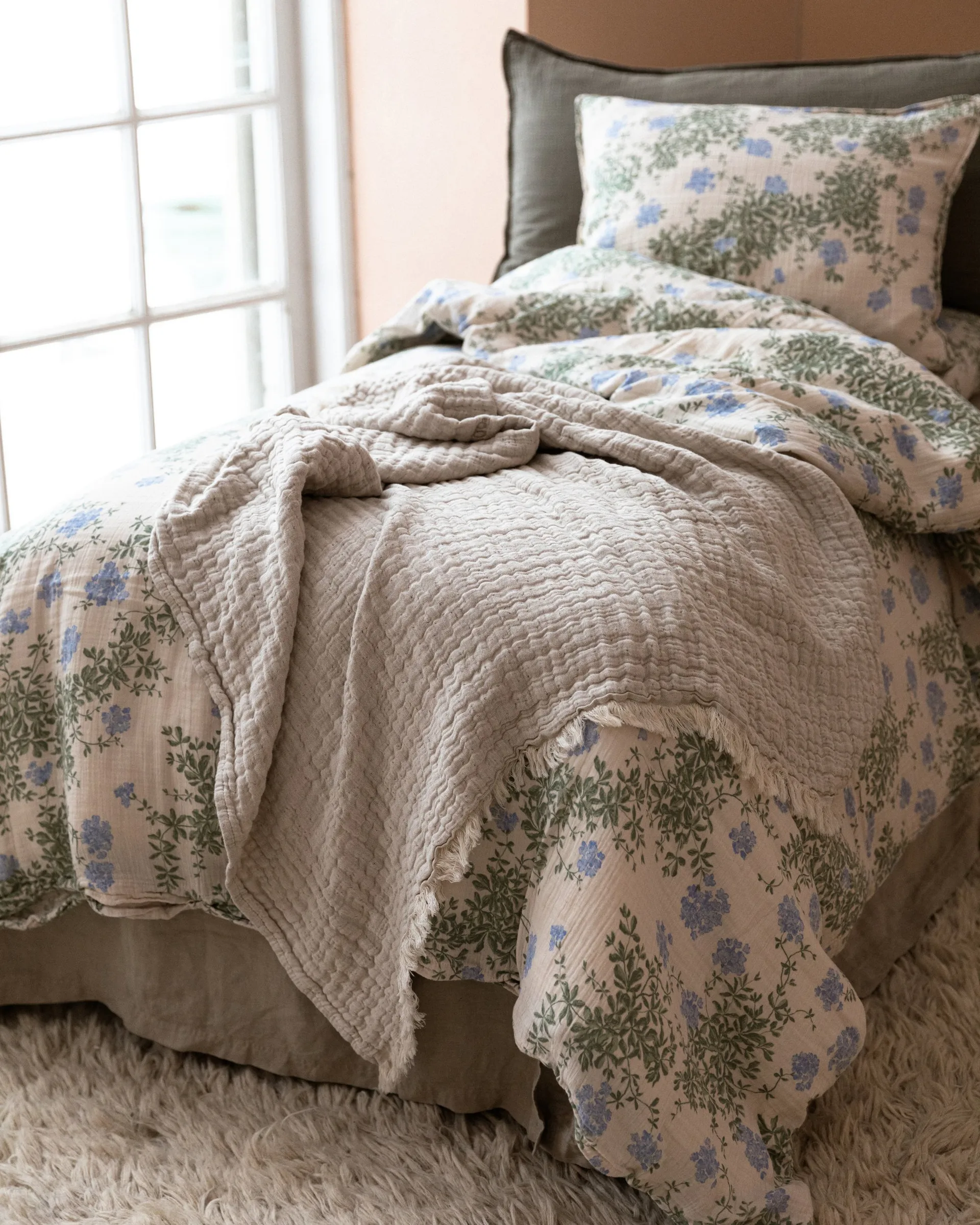 플럼바고 무슬린 침구 세트, 140x200 cm/50x70 cm Garbo&Friends | 가르보앤프랜즈