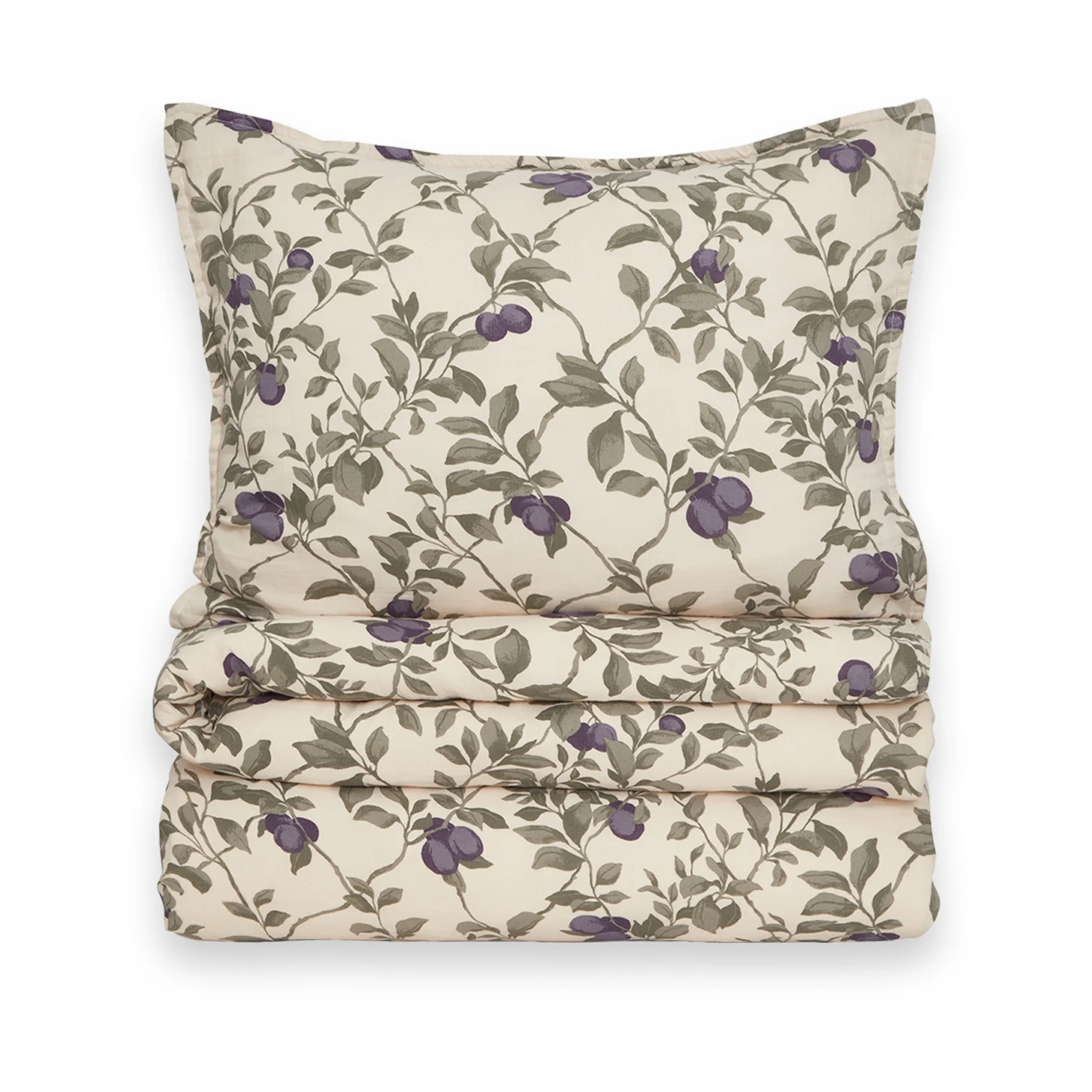 플럼 무슬린 침구 세트, 140x200 cm/50x70 cm Garbo&Friends | 가르보앤프랜즈