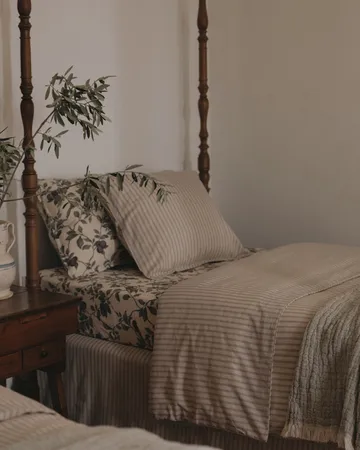 스트라이프 모브 침구 세트 - 150x210 cm 50x60 cm - Garbo&Friends | 가르보앤프렌즈