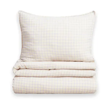 깅엄 스카이 블루 무슬린 침구 세트 - 150x210 cm/50x60 cm - Garbo&Friends | 가르보앤프랜즈