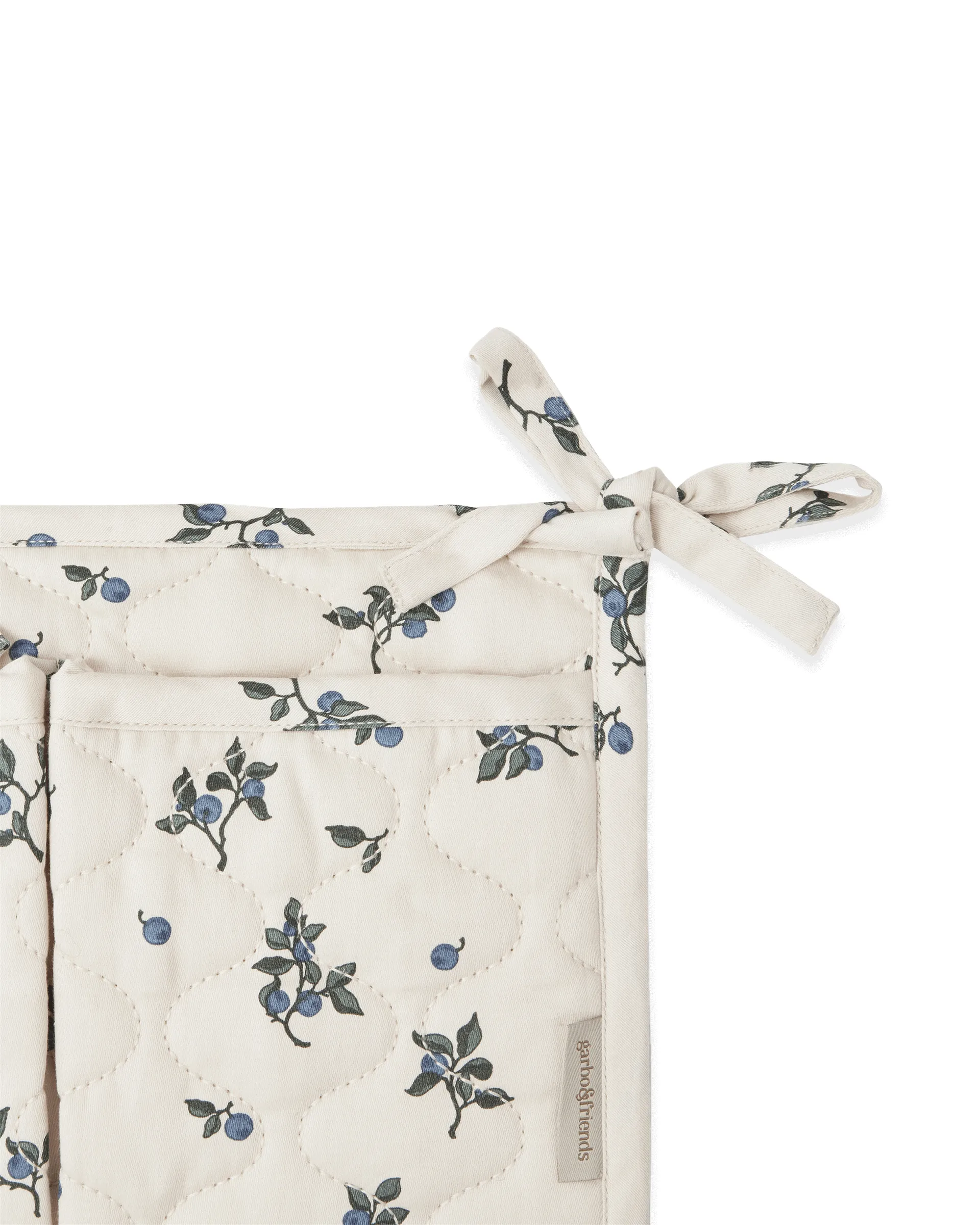 블루베리 새틴 퀼팅 베드 포켓, 18x43 cm Garbo&Friends | 가르보앤프랜즈