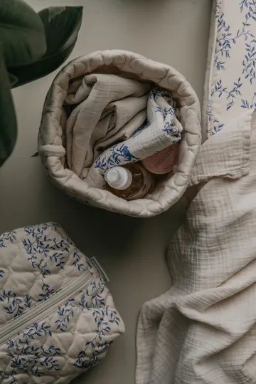 자르딤 새틴 퀼트 바구니 2개 - 20x20 cm + 30x30 cm - Garbo&Friends | 가르보앤프랜즈