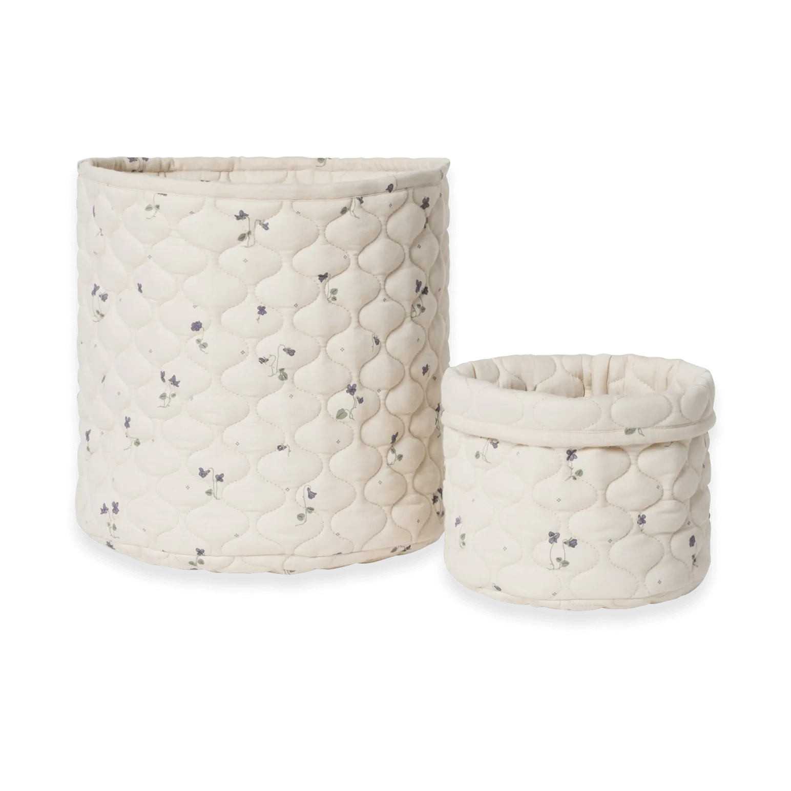 비올라 새틴 퀼트 바구니 2개, 20x20 cm + 30x30 cm Garbo&Friends | 가르보앤프랜즈