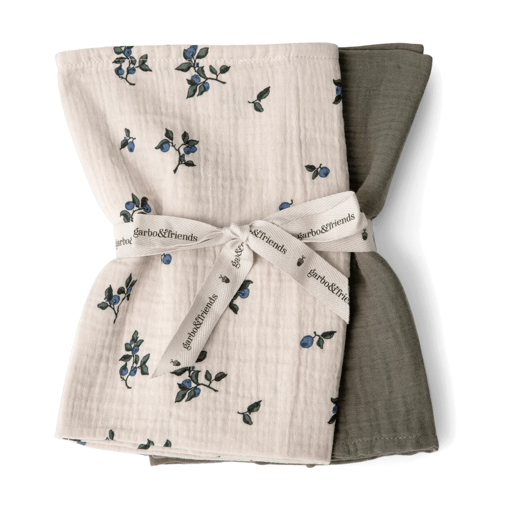 블루베리 무슬린 스몰 담요 2개 세트, 60x60 cm Garbo&Friends | 가르보앤프랜즈