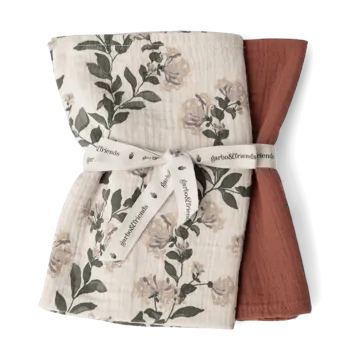 허니써클 무슬린 스몰 담요 2개 세트 - 60x60 cm - Garbo&Friends | 가르보앤프랜즈