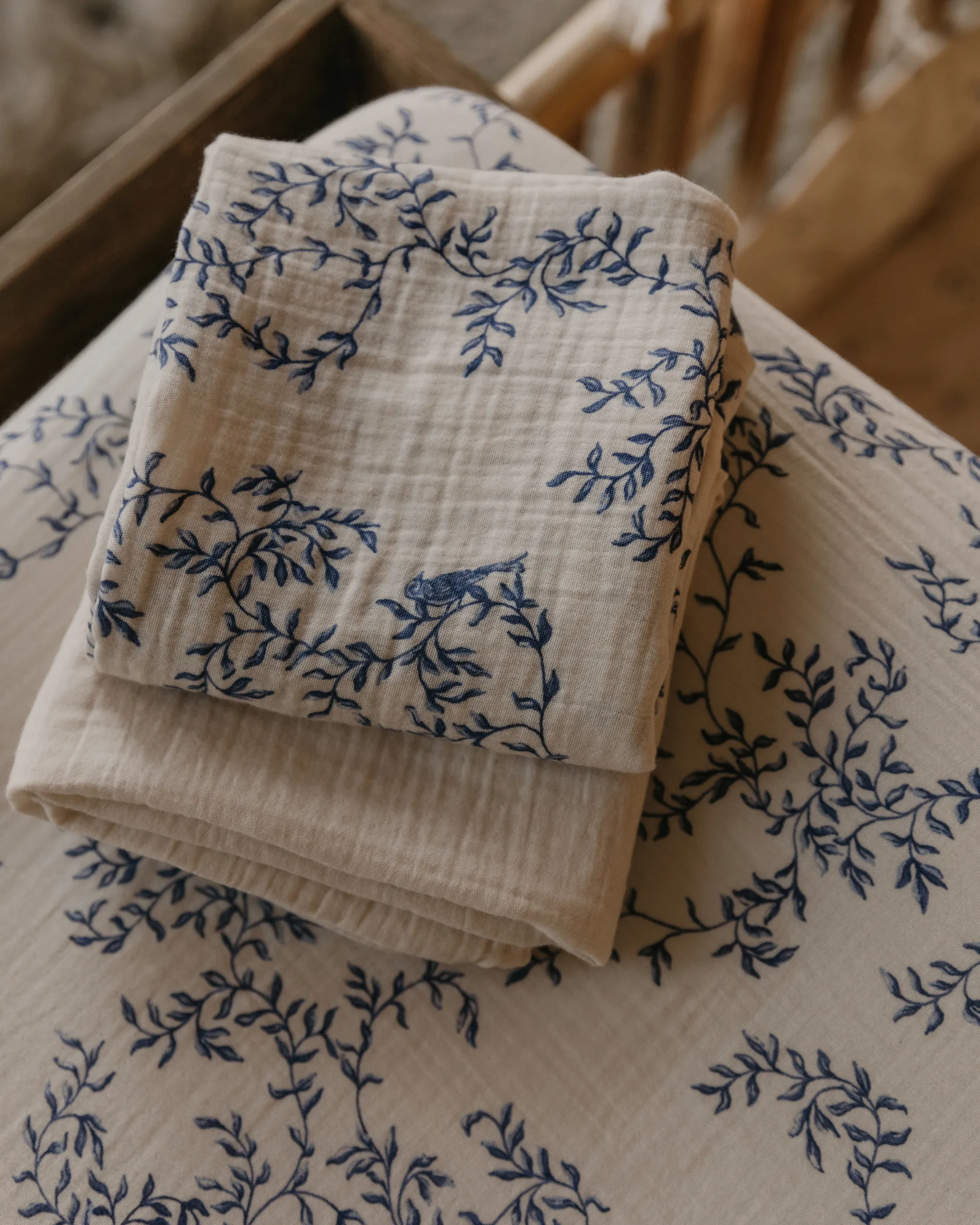 자르딤 무슬린 스몰 담요 2개, 60x60 cm Garbo&Friends | 가르보앤프랜즈