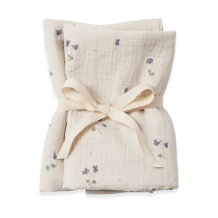 비올라 무슬린 스몰 담요 2개 - 60x60 cm - Garbo&Friends | 가르보앤프랜즈