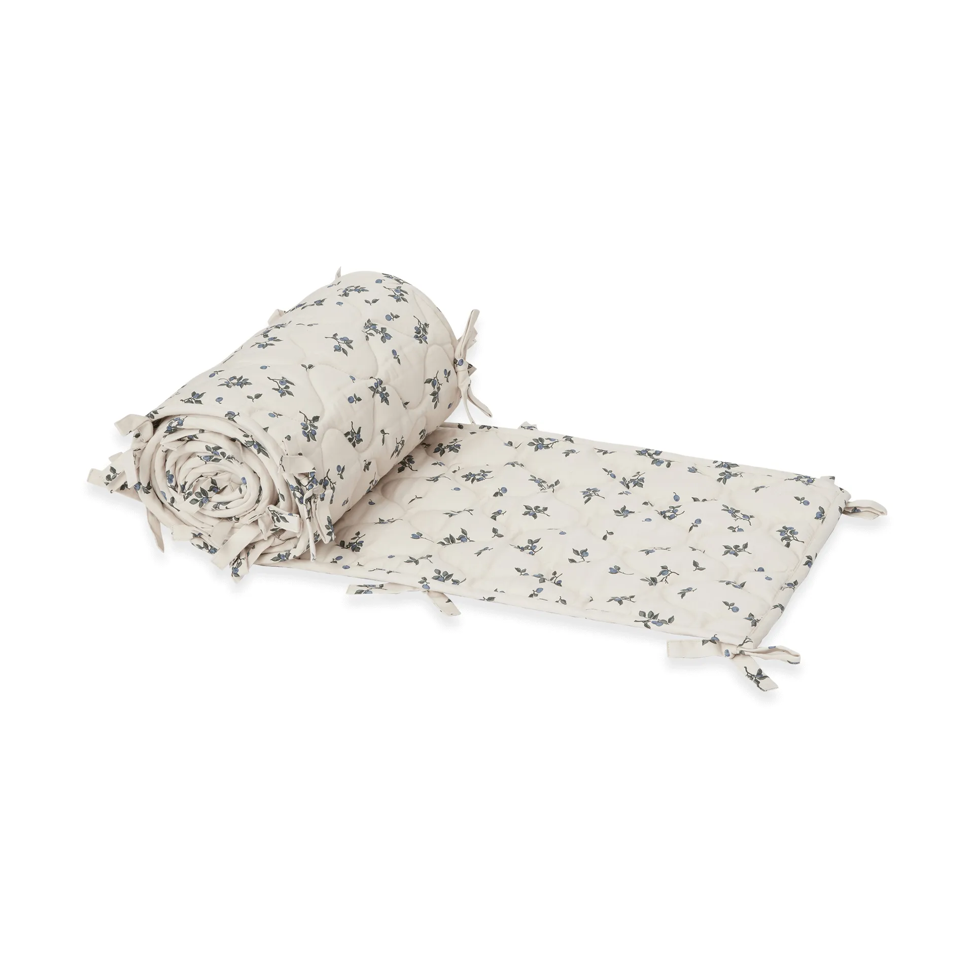 블루베리 새틴 퀼팅 베드 범퍼, 30x360 cm Garbo&Friends | 가르보앤프랜즈