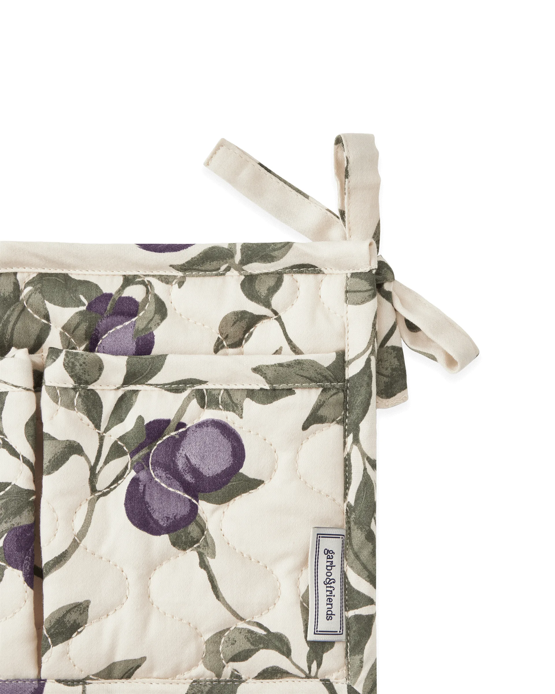 플럼 새틴 퀼팅 베드 포켓, 43x18cm Garbo&Friends | 가르보앤프랜즈