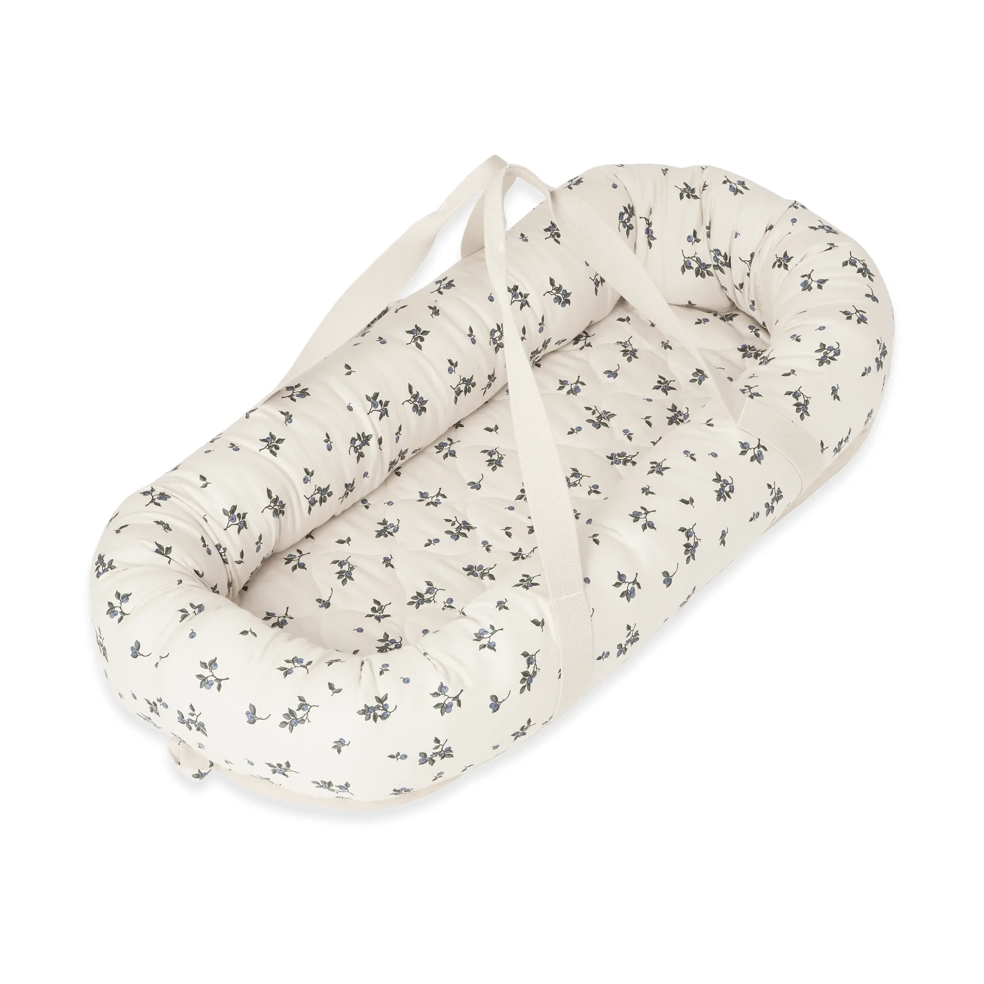 블루베리 새틴 퀼팅 베이비 네스트, 43x87x16 cm Garbo&Friends | 가르보앤프랜즈