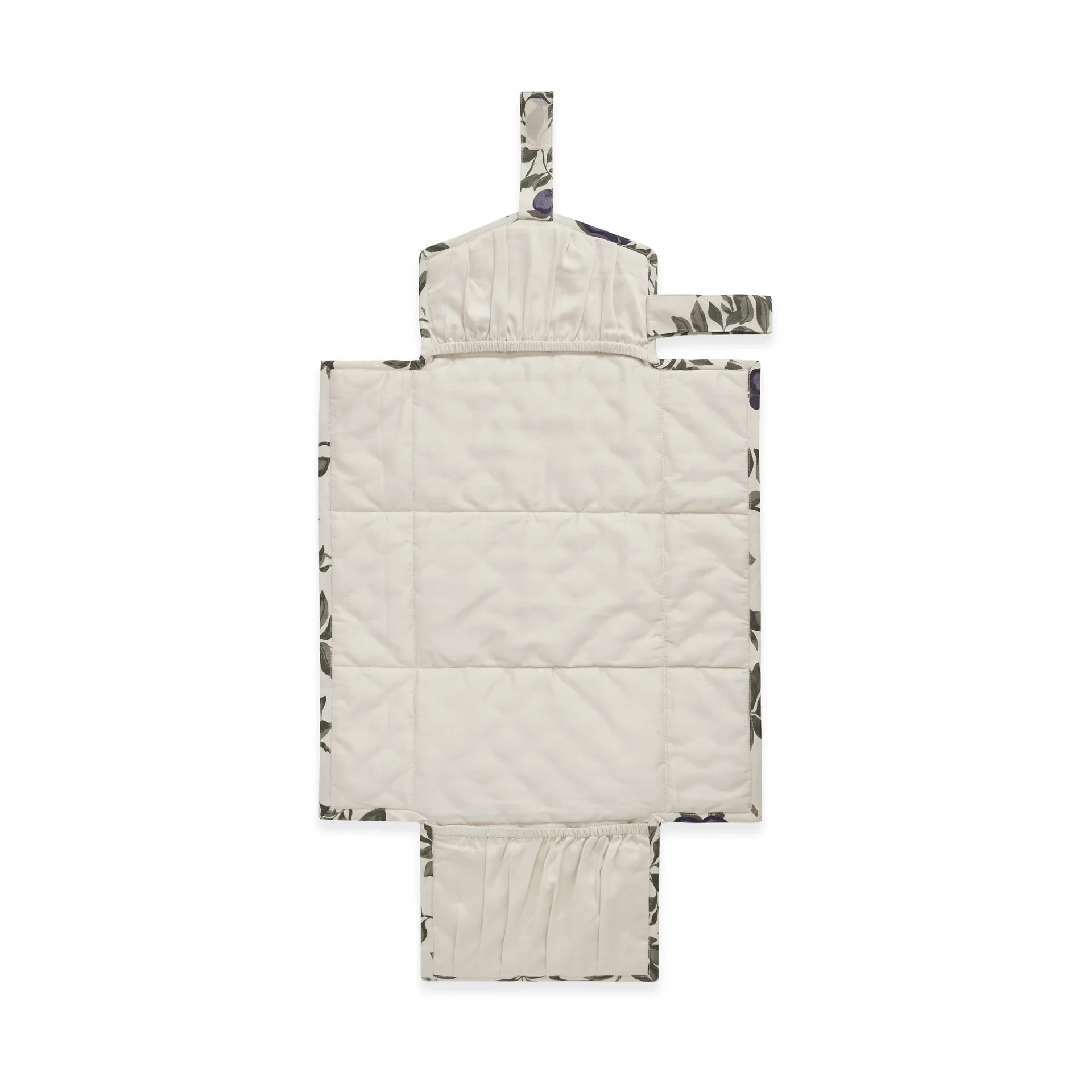 플럼 새틴 퀼팅 기저귀 갈이, 휴대용 기저귀 갈이 패드, 46x80 cm Garbo&Friends | 가르보앤프랜즈