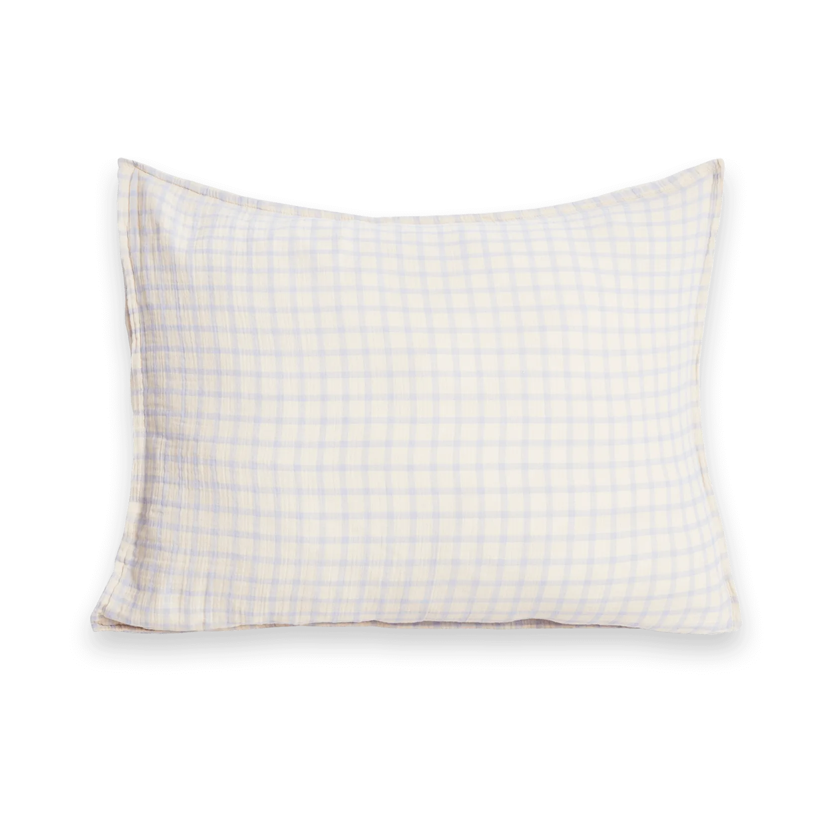 깅엄 스카이 블루 무슬린 베개 커버, 50x75 cm Garbo&Friends | 가르보앤프랜즈