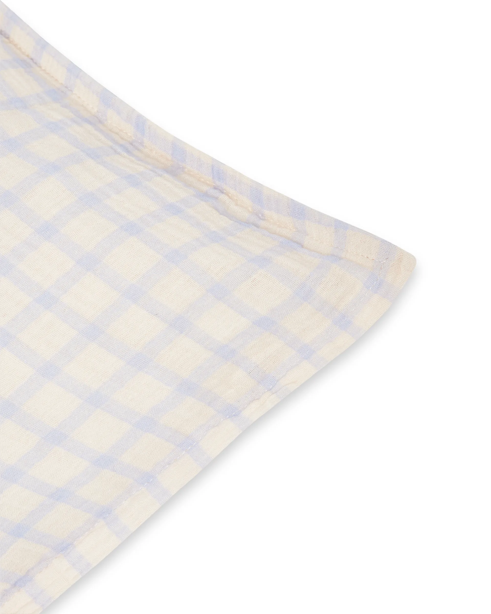 깅엄 스카이 블루 무슬린 베개 커버, 50x75 cm Garbo&Friends | 가르보앤프랜즈