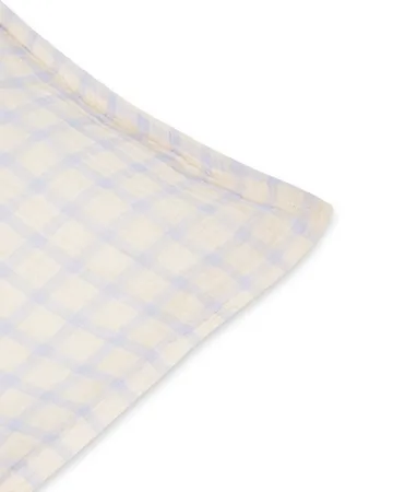 깅엄 스카이 블루 무슬린 베개 커버 - 50x75 cm - Garbo&Friends | 가르보앤프랜즈