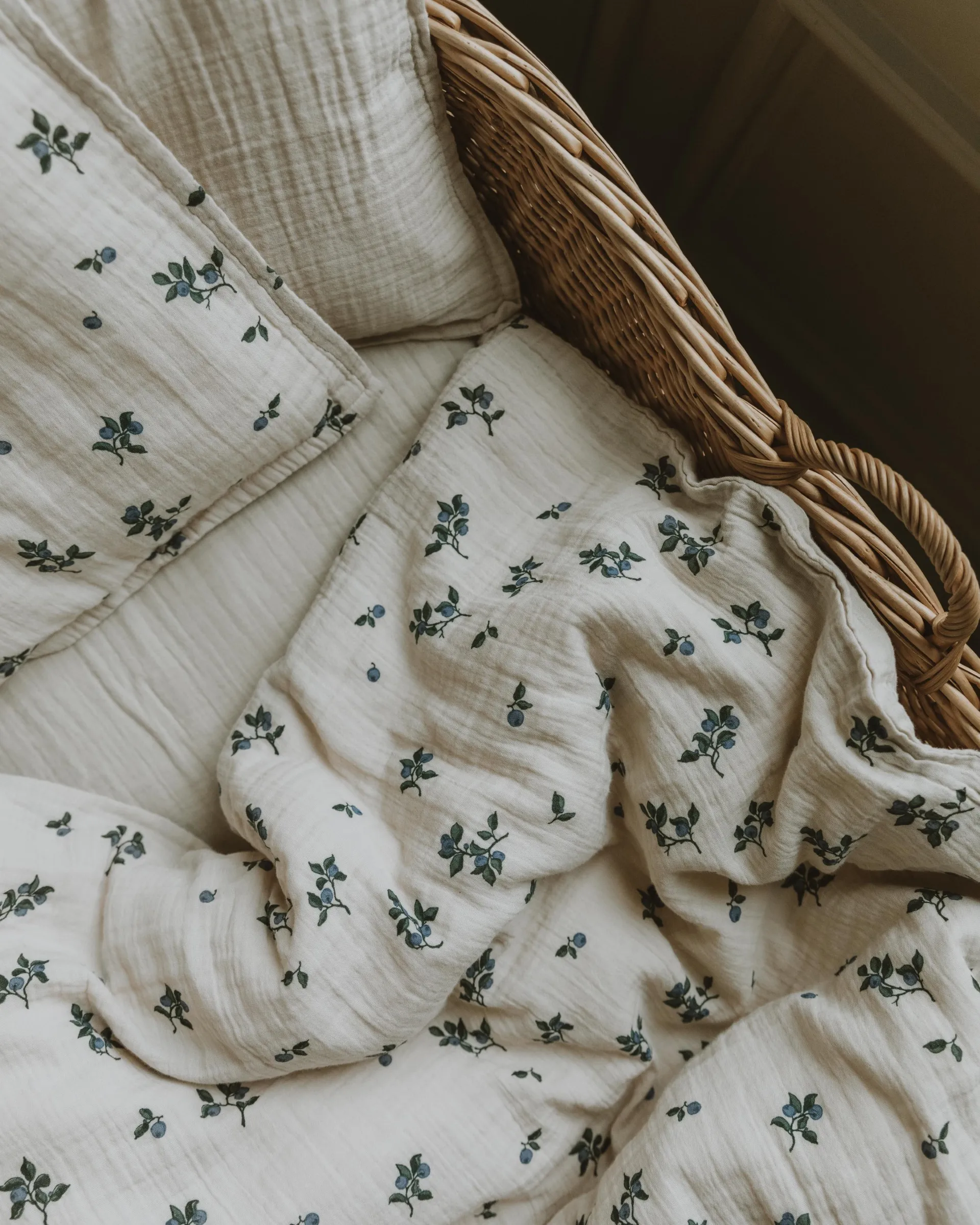 블루베리 무슬린 침구 세트 아기용, 70x100 cm/40x45 cm Garbo&Friends | 가르보앤프랜즈