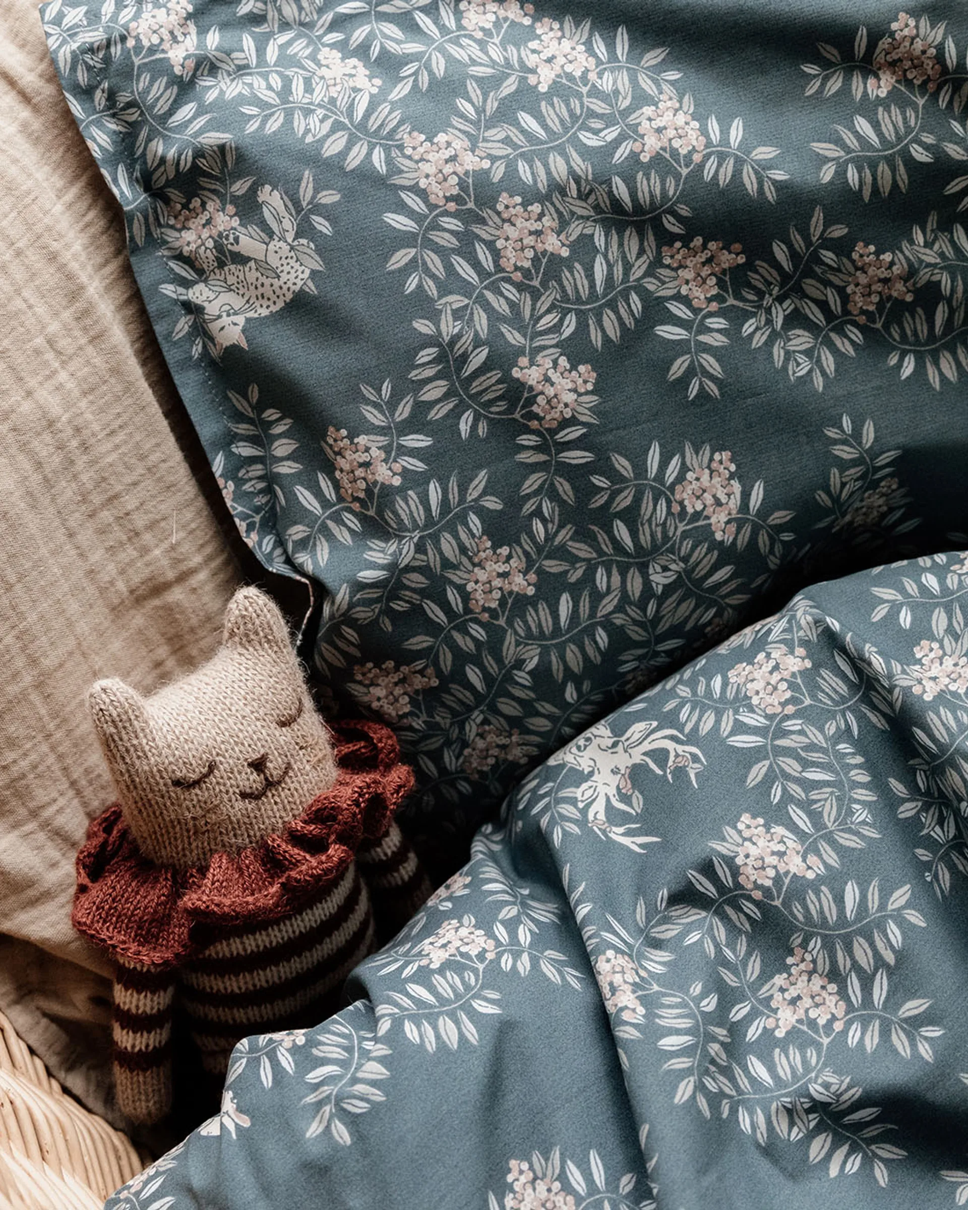 파우나 포레스트 침구 세트 아기용, 70x80 cm/28x35 cm Garbo&Friends | 가르보앤프랜즈