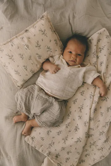 블루벨 무슬린 침구 세트 아기용 - 70x80 cm/28x35 cm - Garbo&Friends | 가르보앤프랜즈