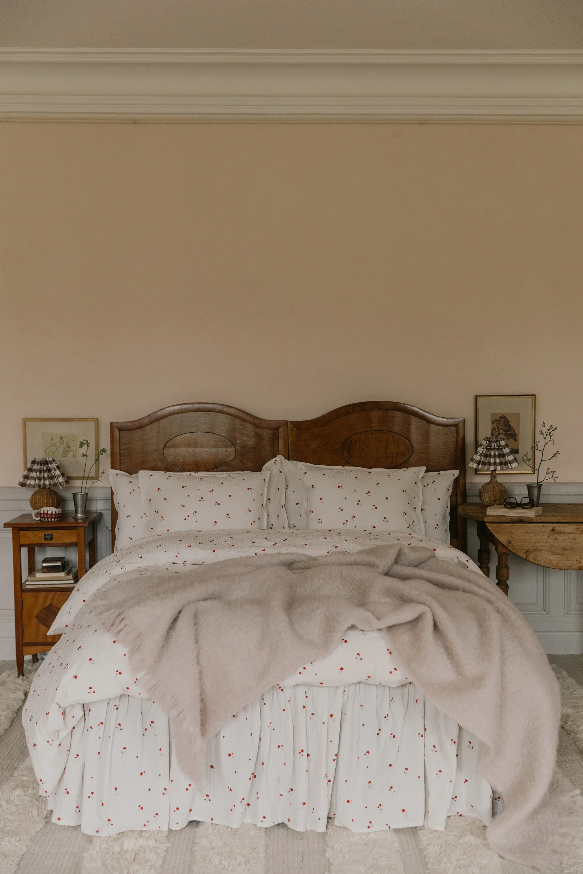 포피 시어서커 베드 스커트, 90x200x45 cm Garbo&Friends | 가르보앤프랜즈