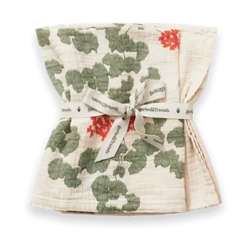 Pelargonium 무슬린 스몰 담요 2개 세트 - 60x60 cm - Garbo&Friends | 가르보앤프랜즈