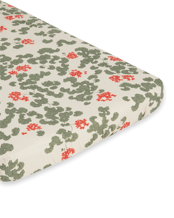 Pelargonium 무슬린 침대 시트, 90x200x30 cm Garbo&Friends | 가르보앤프랜즈