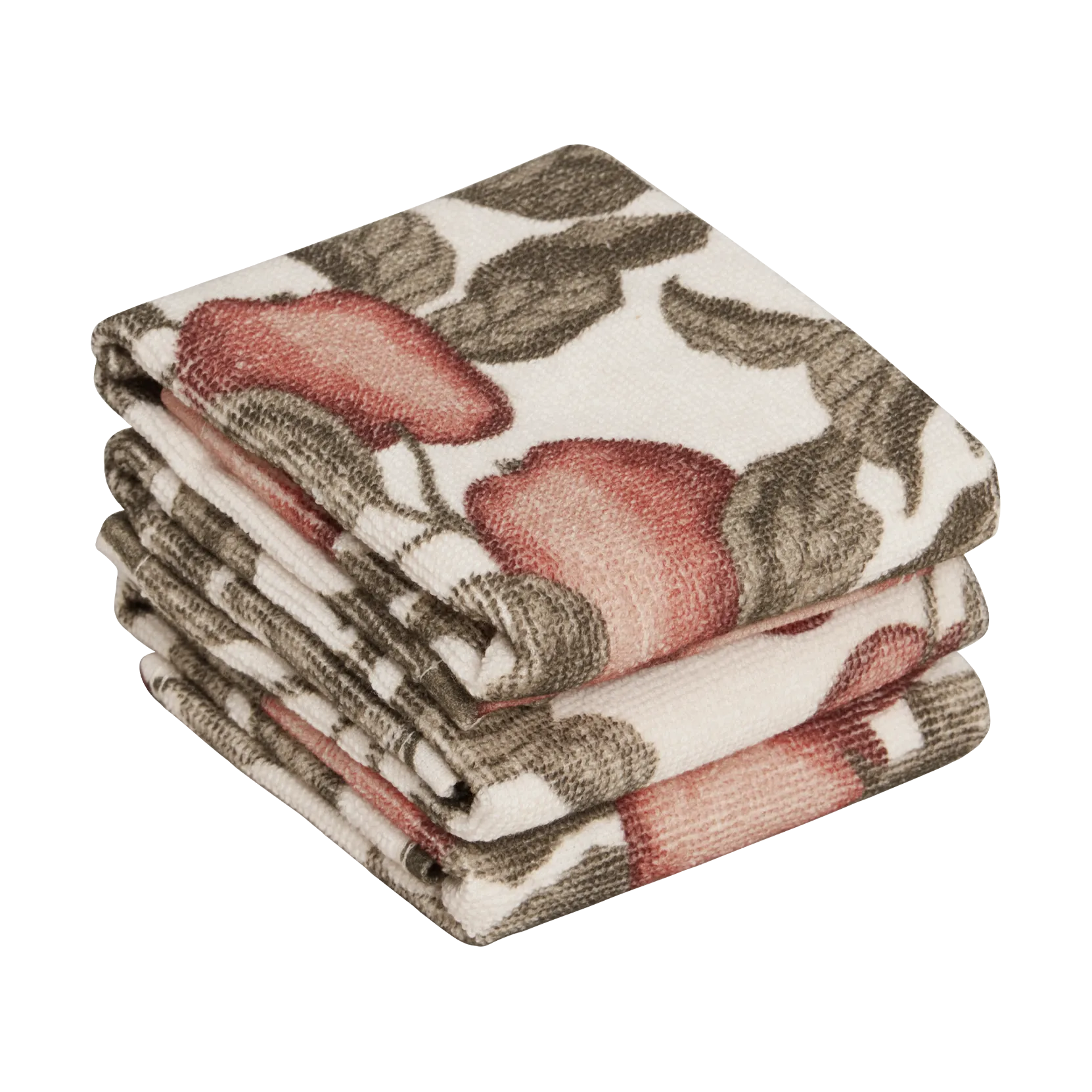 Pomme 테리 워시 클로스 3개 세트, 30x30 cm Garbo&Friends | 가르보앤프렌즈