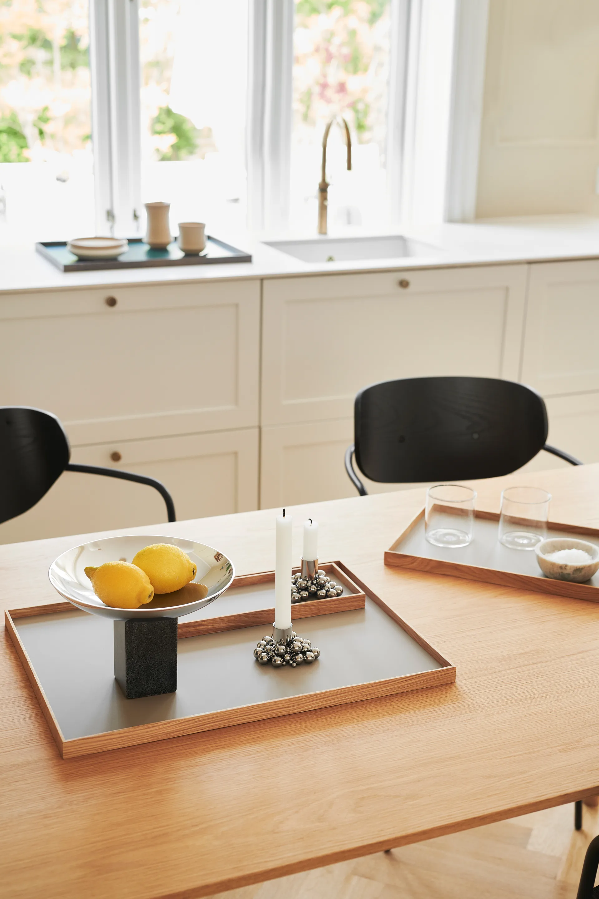 프레임 트레이 스몰 11x32.4 cm, Oak-beige Gejst | 가이스트