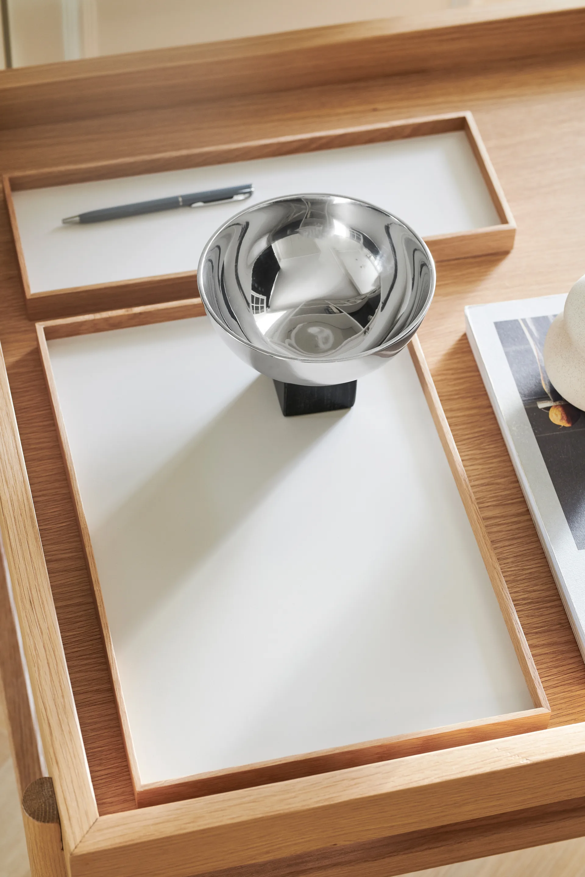 프레임 트레이 스몰 11x32.4 cm, Oak-beige Gejst | 가이스트