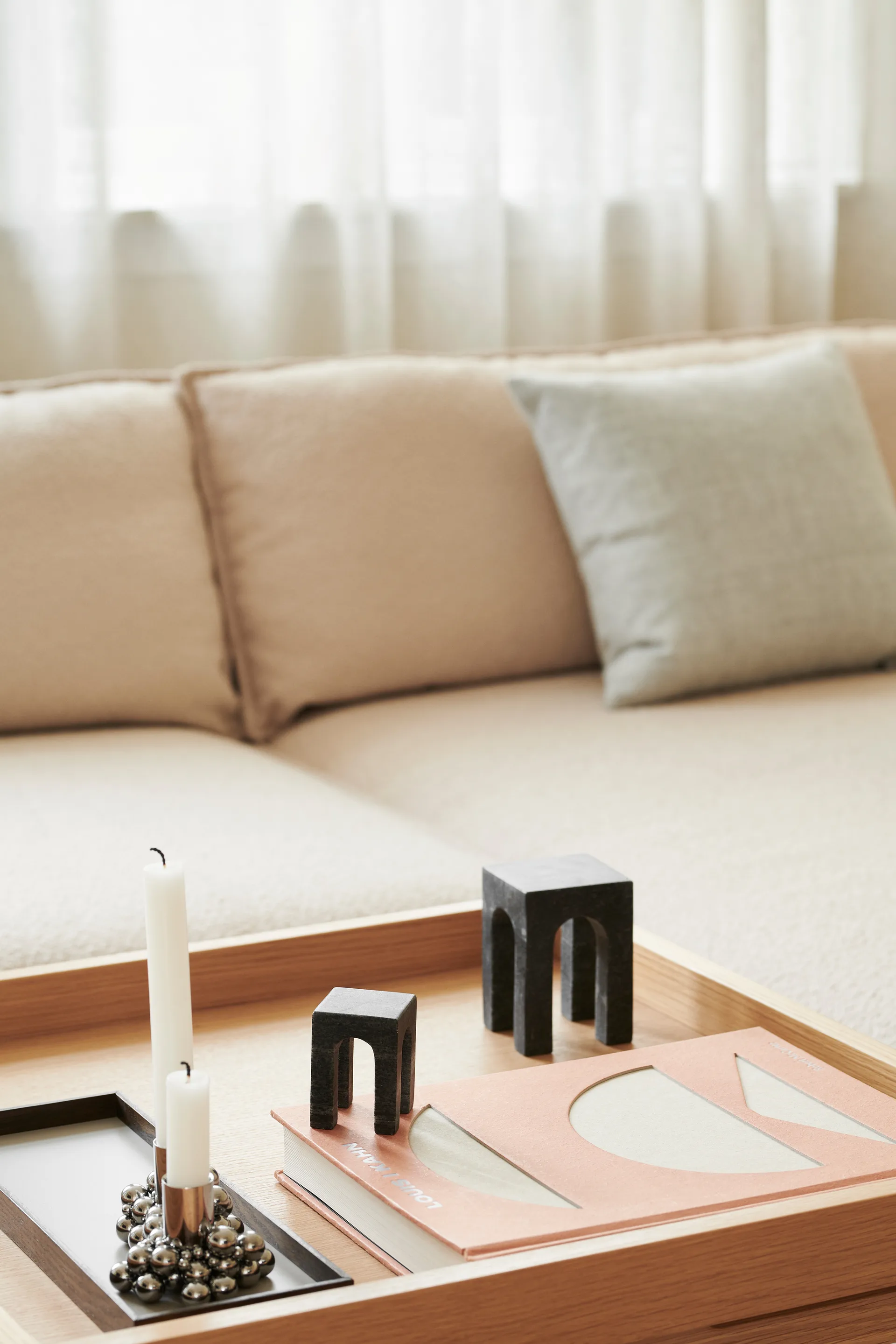 프레임 트레이 스몰 11x32.4 cm, Smoked oak-Grey Gejst | 가이스트